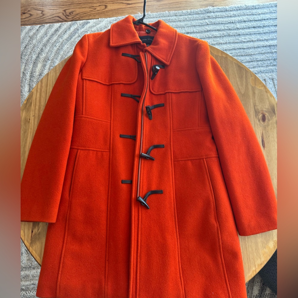 Banana Republic Italian shearling wool coat EUC!